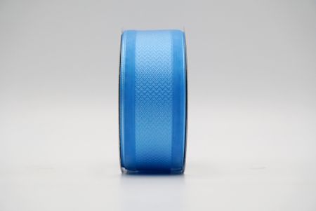 Blue Sheer Mid Herringbone Design Ribbon_K1754-319